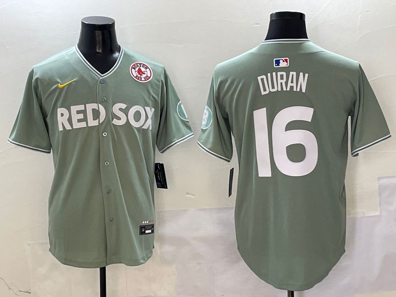 Men Boston Red Sox #16 Duran Green Joint Name Game Nike 2025 MLB Jersey style 7->boston red sox->MLB Jersey